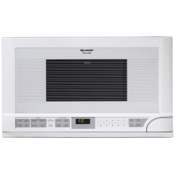 Sharp R1211T 1.5 Cu Ft Over-The-Counter Microwave Oven, White