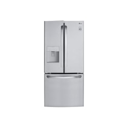 LG LFDS22520S - Refrigerator/freezer - french door bottom freezer with water dispenser - width: 29.8 in - depth: 35.5 in - height: 68.5 in - 21.8 cu. ft - stainless steel