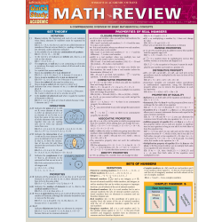 QuickStudy Guide, Math Review