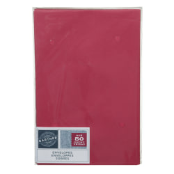 Gartner Studios® Envelopes, A9, Gummed Seal, Red, Pack Of 50