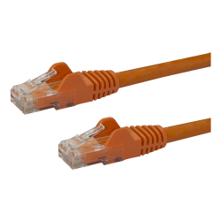 StarTech.com 15ft CAT6 Ethernet Cable - Orange Snagless Gigabit CAT 6 Wire