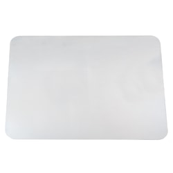 Realspace® Desk Pad With Antimicrobial  Protection, 19"H x 24"W, Clear
