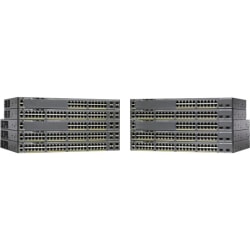 Cisco Catalyst 2960X-24PS-L Ethernet Switch - 24 Ports - Manageable - 10/100/1000Base-T - Refurbished - WSC2960X24PSLRF