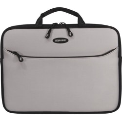 Mobile Edge SlipSuit Carrying Case (Sleeve) for 13.3" MacBook Pro - Silver, Black - Water Resistant - Handle - 10.2" Height x 13.7" Width x 1.5" Depth