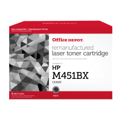Office Depot® Brand Remanufactured High-Yield Black Toner Cartridge Replacement For HP M451BX, CE410X