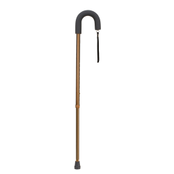 Brazos DMI® Adjustable Aluminum Retractable Ice Tip Cane, 30"-39", Silver