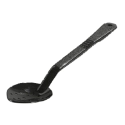 Carlisle Perforated High-Heat Serving Spoons, 13"L, Black, Pack Of 12