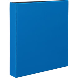 Avery® Durable 3-Ring Binder With EZ-Turn™ Rings, 1 1/2" D-Rings, 46% Recycled, Blue