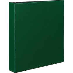 Avery® Durable 3-Ring Binder With EZ-Turn™ Rings, 1 1/2" D-Rings, 46% Recycled, Green