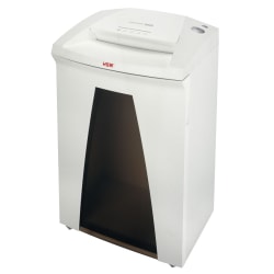 Securio By HSM B34C 22-Sheet Cross-Cut Shredder, 33-5/16"H x 21-5/16"W x 17-5/16"D, White