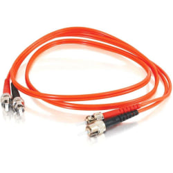 C2G ST-ST 62.5/125 OM1 Duplex Multimode Fiber Optic Cable (TAA Compliant) - Patch cable - TAA Compliant - ST multi-mode (M) to ST multi-mode (M) - 1 m - fiber optic - duplex - 62.5 / 125 micron - OM1 - orange