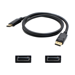 AddOn 6ft DisplayPort Cable - DisplayPort cable - DisplayPort (M) to DisplayPort (M) - 6 ft - black