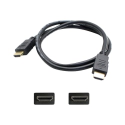 AddOn 10ft HDMI Cable - HDMI cable - HDMI male to HDMI male - 10 ft - black