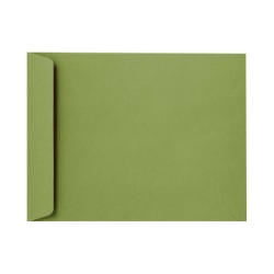 LUX Open-End 9" x 12" Envelopes, Peel & Press Closure, Avocado Green, Pack Of 250