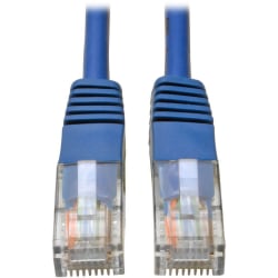 Eaton Tripp Lite Series Cat5e 350 MHz Molded (UTP) Ethernet Cable (RJ45 M/M), PoE - Blue, 4 ft. (1.22 m) - N002004BL