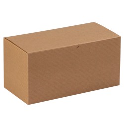 Office Depot® Brand Gift Boxes, 12"L x 6"W x 6"H, 100% Recycled, Kraft, Case Of 50