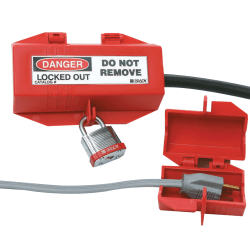 Plug Lockouts, 110V, Red