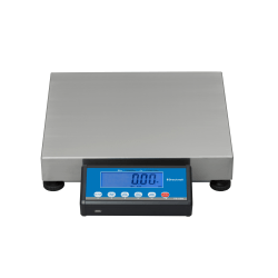 Brecknell® PS-USB Shipping Scale, 16"H x 14"W x 3 3/16"D, 150-Lb Capacity, Gray