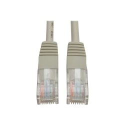 Eaton Tripp Lite Series Cat5e 350 MHz Molded (UTP) Ethernet Cable (RJ45 M/M), PoE - Gray, 6 ft. (1.83 m) - Patch cable - RJ-45 (M) to RJ-45 (M) - 6 ft - UTP - CAT 5e - molded, stranded - gray