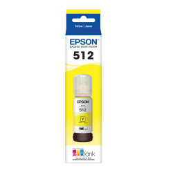 Epson® 512 EcoTank® Yellow High-Yield Ink Bottle, T512420-S