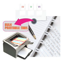 Redi-Tag® Laser Index Tabs, 7/16" x 1", White, Pack Of 675