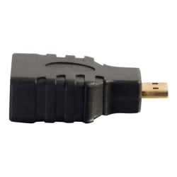 C2G HDMI Micro to HDMI Adapter - Female to Male - HDMI adapter - 19 pin micro HDMI Type D male to HDMI female - black