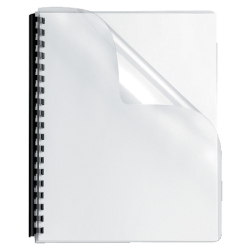 Fellowes® Clear Presentation Binding Covers, 8 3/4" x 11 1/4", Clear, Pack Of 100