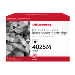 Office Depot® Remanufactured Magenta Toner Cartridge Replacement For HP 4025M