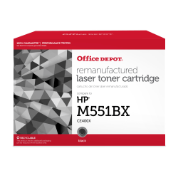 Office Depot® Brand Remanufactured High-Yield Black Toner Cartridge Replacement For HP 507X, CTGM551BX