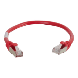 C2G 12ft Cat6 Ethernet Cable - Snagless Shielded (STP) - Red - Patch cable - RJ-45 (M) to RJ-45 (M) - 00852