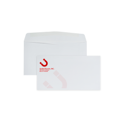 Custom #6-3/4, 1-Color, Standard Business Envelopes, 3-5/8" x 6-1/2", White Wove, Box of 500