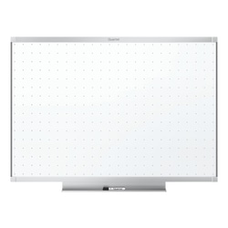 Quartet® Prestige™ 2 Total Erase® Melamine Dry-Erase Whiteboard, 48" x 36", Aluminum Frame With Silver Finish