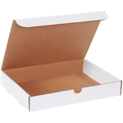 Partners Brand White Literature Mailers, 12 1/8" x 9 1/4" x 2", Pack Of 50
