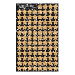 TREND superShapes Sticker Pack, Gold Sparkle Stars, Pack Of 400