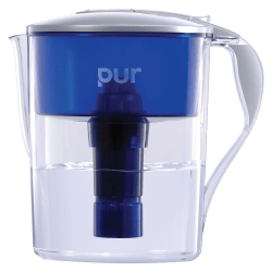Honeywell Pur Water Filter Pitcher, 40 Gallon Capacity, Blue/Clear