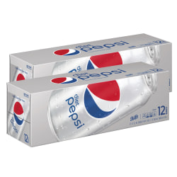 Diet Pepsi Cola, 12 Oz, Pack Of 24 Cans