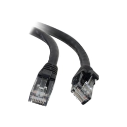 C2G 7ft Cat5e Ethernet Cable - Snagless Unshielded (UTP) - Black - Patch cable - RJ-45 (M) to RJ-45 (M) - 7 ft - CAT 5e - molded - black