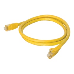 C2G 10ft Cat5e Ethernet Cable - 350 MHz - Snagless - Yellow - Patch cable - RJ-45 (M) to RJ-45 (M) - 10 ft - UTP - CAT 5e - molded - yellow