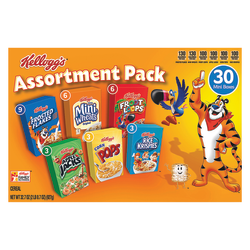 Kellogg's Mini Cereal Assortment Pack, 0.7 Oz, Box Of 30