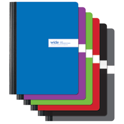 Office Depot® Brand Solid Color Composition Books, 7 1/2" x 9 3/4", Wide Ruled, 80 Pages (40 Sheets), Assorted Colors
