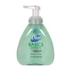 Dial® Basics Foam Hand Soap, 15.2 Oz Pump Bottle