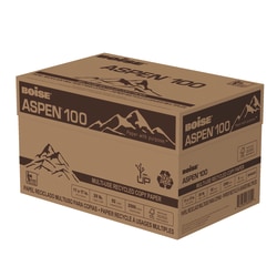 Boise® ASPEN® 100 Multi-Use Print & Copy Paper, Ledger Size (11" x 17"), 92 (U.S.) Brightness, 20 Lb, 100% Recycled, FSC® Certified, White, 500 Sheets Per Ream, Case Of 5 Reams