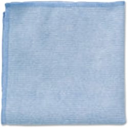 Rubbermaid® Microfiber Cleaning Cloths, 16" x 16", Blue, Pack Of 24