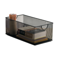 NeatReceipts Neat Life Mesh Standard Duty Storage Box, Black