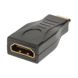 Eaton Tripp Lite Series HDMI to HDMI Adapter HDMI-F to Mini HDMI-M 1080p M/F - HDMI adapter - 19 pin mini HDMI Type C male to HDMI female - black