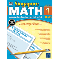 Thinking Kids'® Singapore Math Workbook, Grade 2