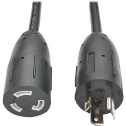 Tripp Lite 6ft Power Cord Extension Cable L5-20P to L5-20R with Locking Connectors Heavy Duty 20A 12AWG 6' - 125 V AC Voltage Rating - 20 A Current Rating - Black