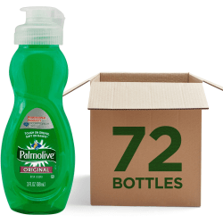 Palmolive Original Dishwashing Liquid, 3 Oz Bottle, Case Of 72