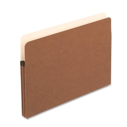 Pendaflex® Redrope Vertical File Pocket, 1 3/4" Expansion, Legal Size, Manila/Red