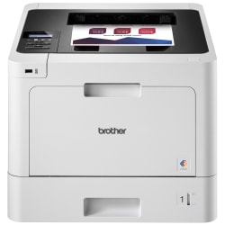 The Brother HL-L8260CDW business color laser printer delivers cost efficiency from high-yield replacement toner cartridges - 4,500 pages black, 4,000 pages color (approximate yields based on ISO/IEC 19798). Gigabit Ethernet/wireless networking.